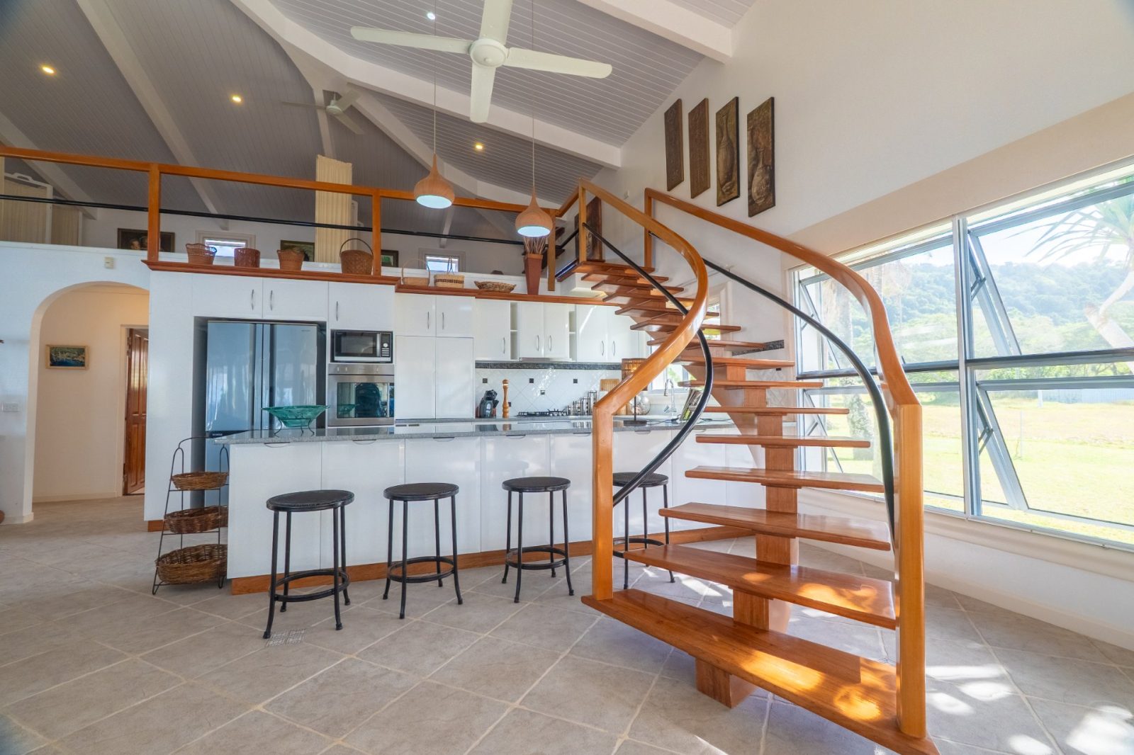 Absolute waterfront home with covered terrace at Bukura, Efate, Vanuatu
